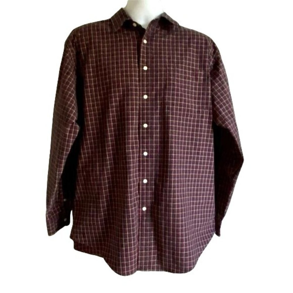 Daniel Cremieux Long Sleeve Button Down Shirt Mens Large
